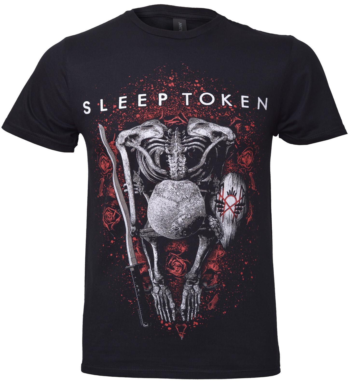 Sleep Token 100% Cotton T-shirt Mens Tees Top The Love You Want Skeleton Official New 3XL