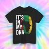 It’s In My DNA Shirt Africa Pride Flag Fingerprint Heritage Tee S-4xl