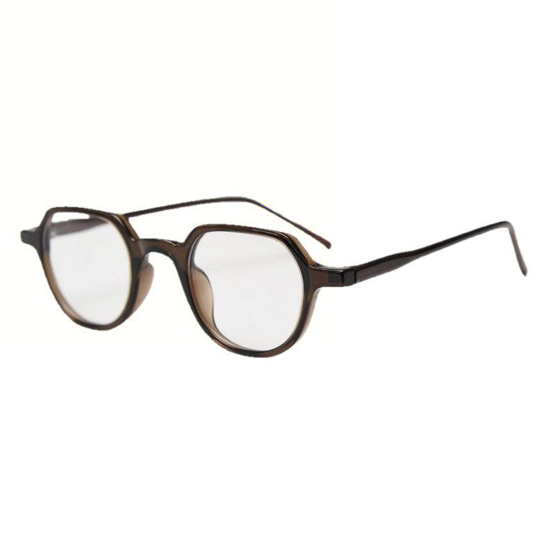 2025 Japanese Retro Classic Black TR90 Myopia Glasses: Small Round Frame, Pin Legs