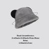 A faux mink fur environmentally friendly artificial fur bear ear hat for women with thick winter ear protection