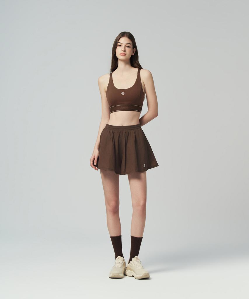 SERGIO TACCHINI W Cushlight Lightweight Skirt Shorts (D.Brown)