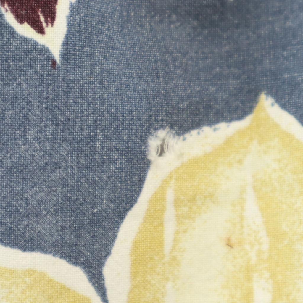 Cherokee Floral Short Sleeve Aloha Shirt L Navy Men's Used