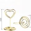 Elegant Mini Card Holder: Desktop Number, Photo Clip, Wedding Decoration