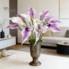 Long-lasting Artificial Flower Common Calla Lily Realistic Fake Stem Home Office Durable Wedding Party Indoor Outdoor Faux Bloom Centerpiece