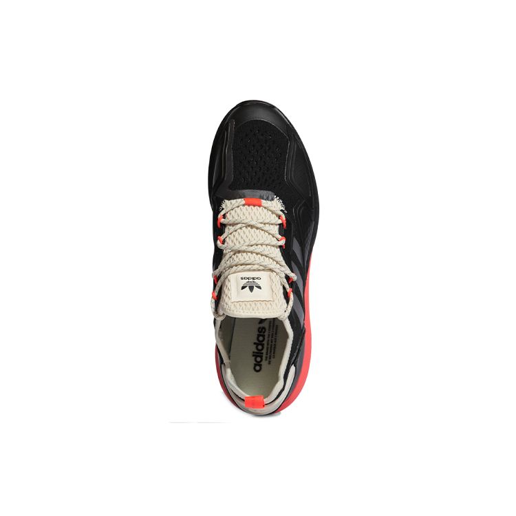 Adidas Zapatillas ZX 2K Boost Black Solar Red unisex Core-Black