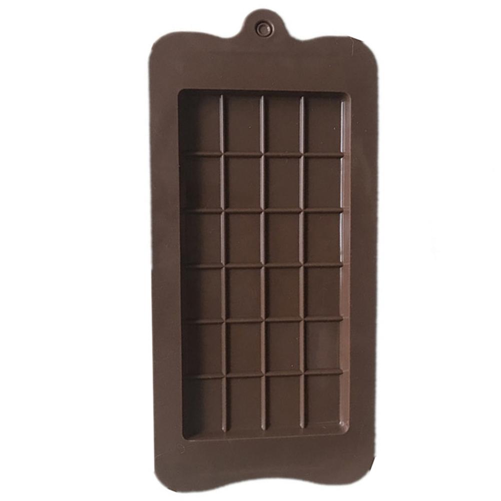 

B# Chocolate Block Bar Mold DIY Patisserie Ice Tray Silicone Baking Mould (A)