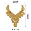 Heavy Industry Gold Handmade Bead Sequins Embroidery Decal Water Drop Collar Clothing Dress Dance Clothing Cloth Sticker Accessories