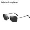 New  High-quality Fashion Foldable Polarized Sunglasses Men Women Vintage Portable Folding Metal Frame Sun Glasses UV400