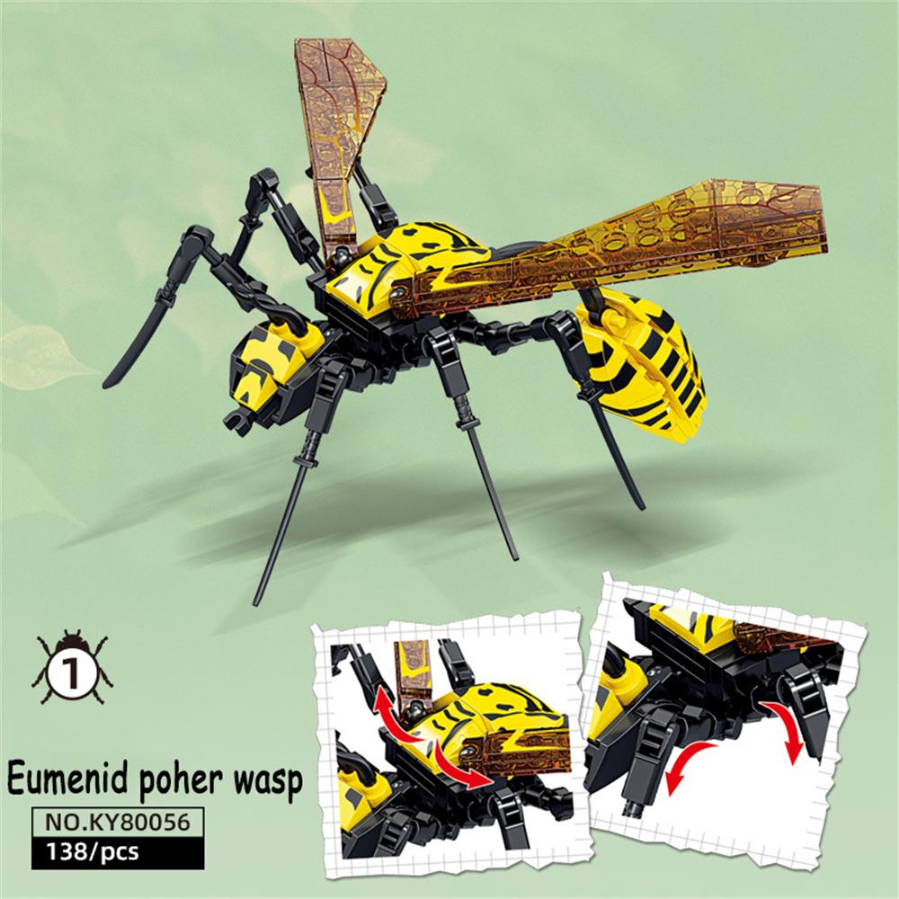 Mosquito Insects Building Blocks Toys Set - Long-Lasting Play & Party Gift for Kids Great Collectible Orchid Mantis Redviidae