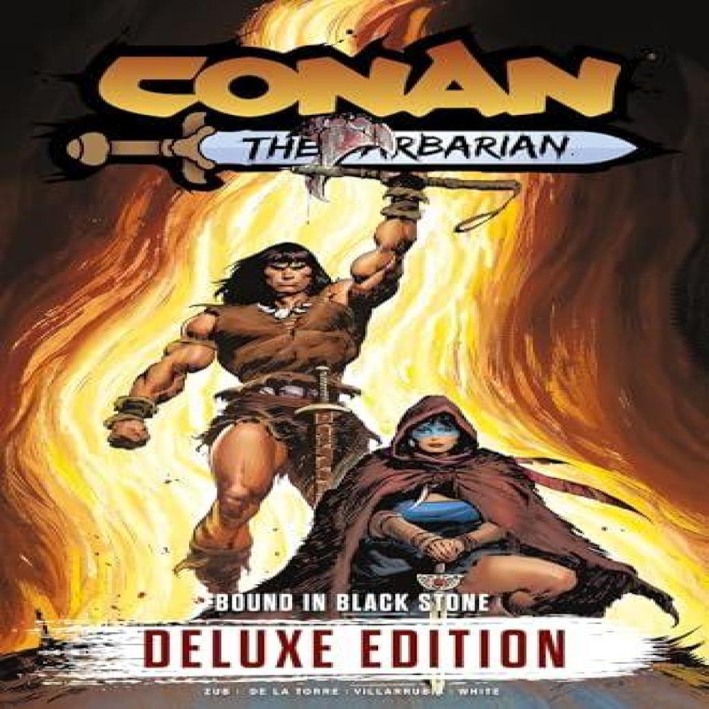 Conan the Barbarian Bound In Black Stone Deluxe Edition by Robert De La Torre Hardback Book 9781787748378