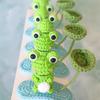 Artistic 3D Hand Crochet Baby Hair Accessory Soft Knitting Hairpin Lightweight Vibrant Color Headwear for Infants