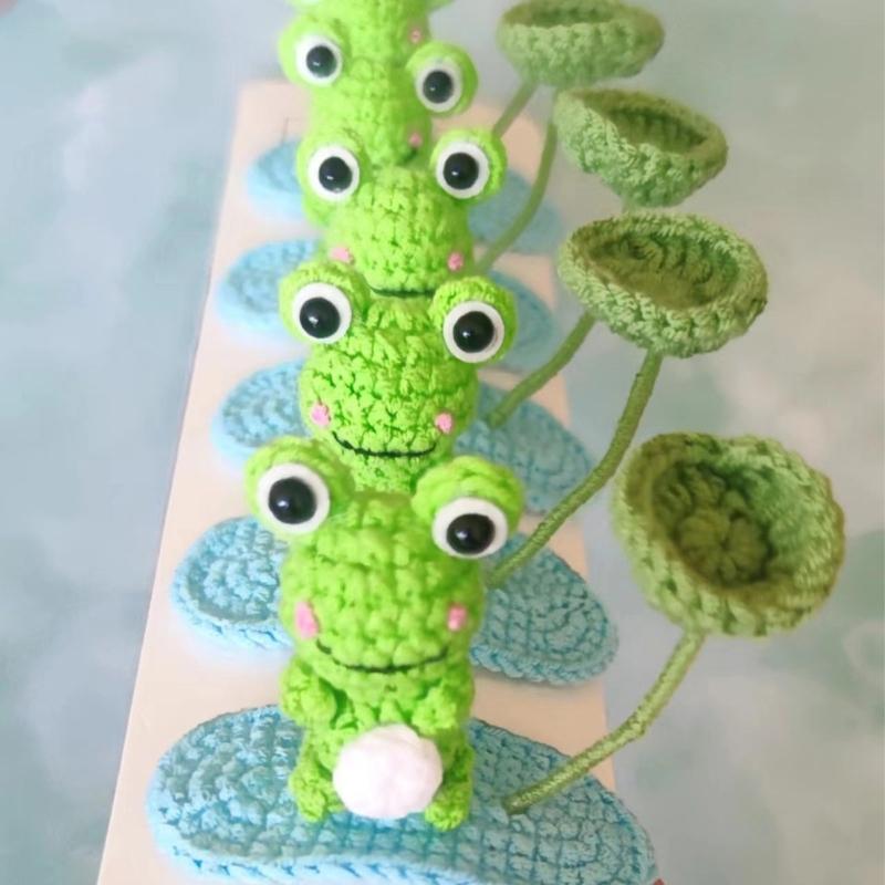 Artistic 3D Hand Crochet Baby Hair Accessory Soft Knitting Hairpin Lightweight Vibrant Color Headwear for Infants