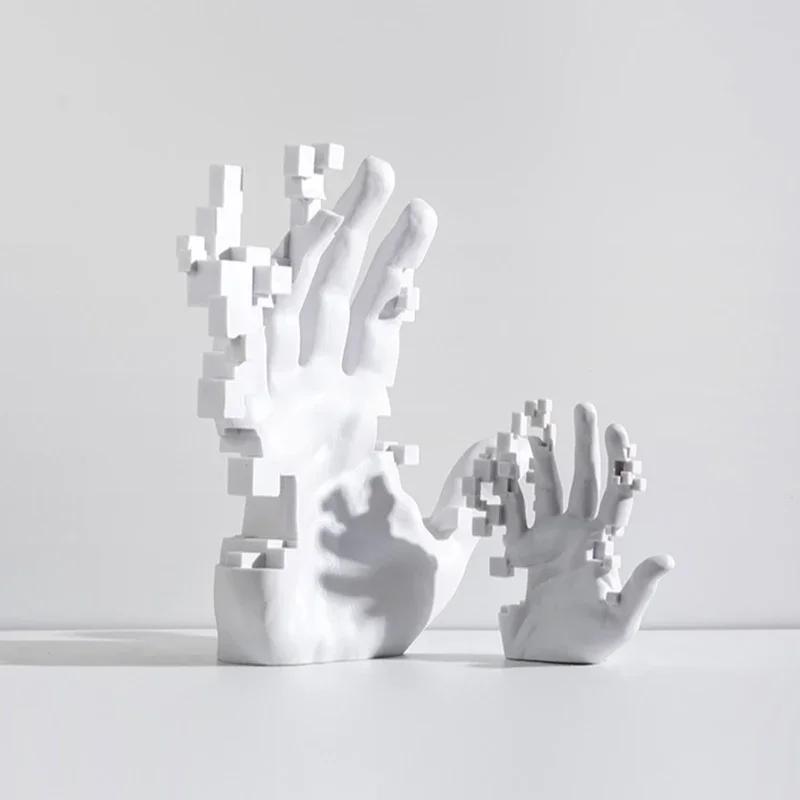 Home Living Room Decorations Abstract Art Palm Modern Luxury Table Hand Sculpture House Accessories Aesthetic Figurines Decor