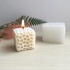 Stampo in Silicone a Nido d'Ape 3D per Candele Fai da Te Geometrico per Cioccolato Mousse Aromaterapia Gesso Sapone Resina Decorazione per la Casa