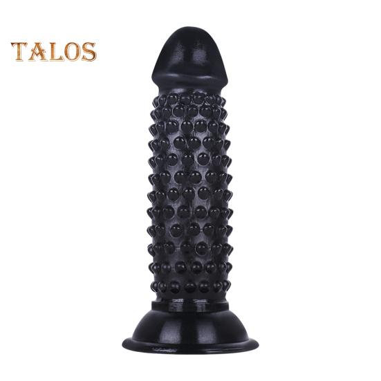 Anal Plug Strong Suction Cup Dildo Soft And Sensual Simulation Bump Design Penis Thrusting Sex Dildo Female Supply