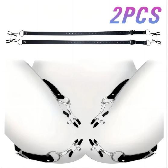 BDSM Labia Spreader Clip Nipple Clitoris Onto Clitoris SM Bondage Spread Pussy Open Vagina Stimulator For Women Adult Sex Toys