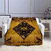 Playing card printing flannel blanket thermal blanket soft and comfortable home blanket universal in all seasons