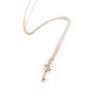 Altesse [L0158] - White Silver 'Key of Mysteries' Necklace