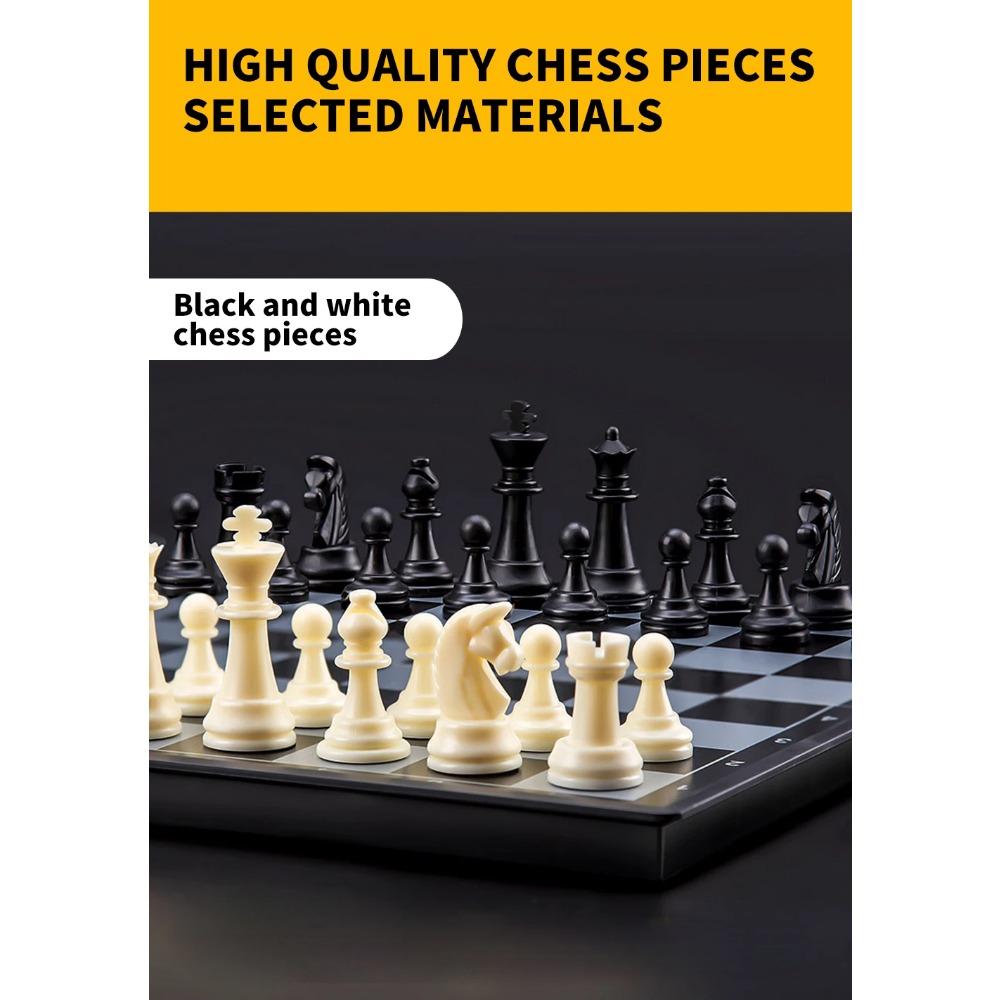 Portable Special Magnetic Chess Backgammon Checkers Set Big Board Draughts Entertainment Christmas Travel Games Aldult Kids Gift