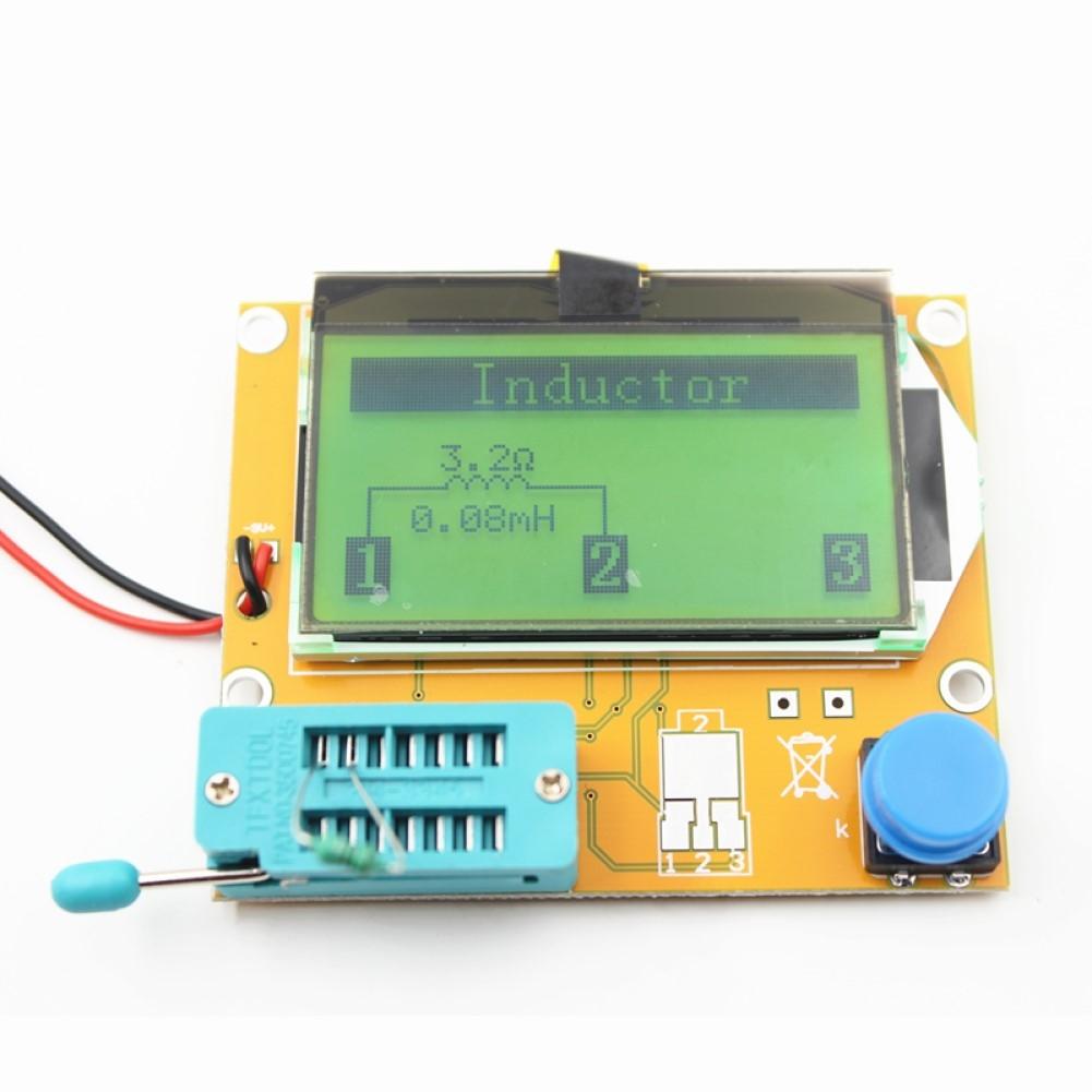 

High performance transistor tester with graphic display and LCRT4 esr meter