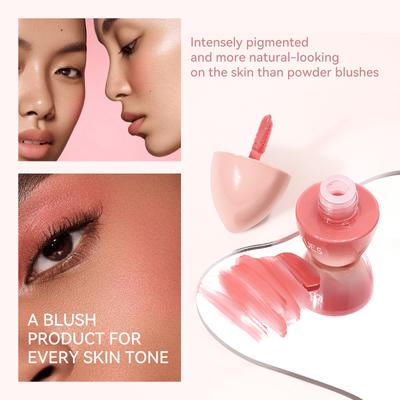 Liquid Blush Natural Blush Powder Easy To Apply Lip Cheek Blush