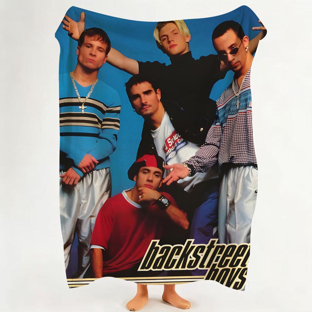 Coperta in Flanella Backstreet B Boys Throw B Adatta per Divano Soggiorno Camera da Letto