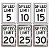 Personalized Custom 10MPH Speed Limit Sign - Customizable Metal Plaque ATV Snowmobile Trail Street Safety Decor
