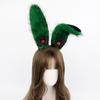Handmade Plush Rabbit Ear Headband With Adjustable Design Easter Cosplay Unisex Accessory