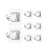 Self Adhesive Curtain Rod Hooks  Drill Free Curtain Rod Brackets  Suitable for Bathrooms and Kitchens  8 Pieces Per Set