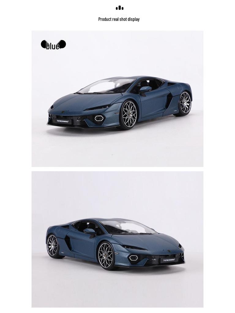 Bimego 1:18 Lambo Temerario Alloy Car Model Toy Gift