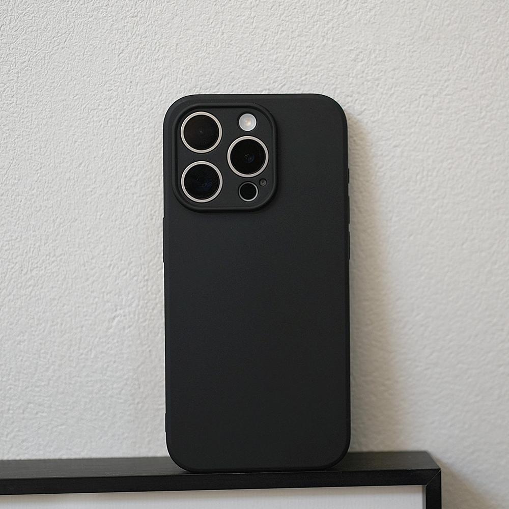 

Роскошный Матовый Силиконовый Мягкий Чехол Для iPhone 16e 16 15 14 13 Pro Max Plus Mini Прозрачный Ультратонкий Корпус Сплошной Черный Задний Чехол iPhone 15