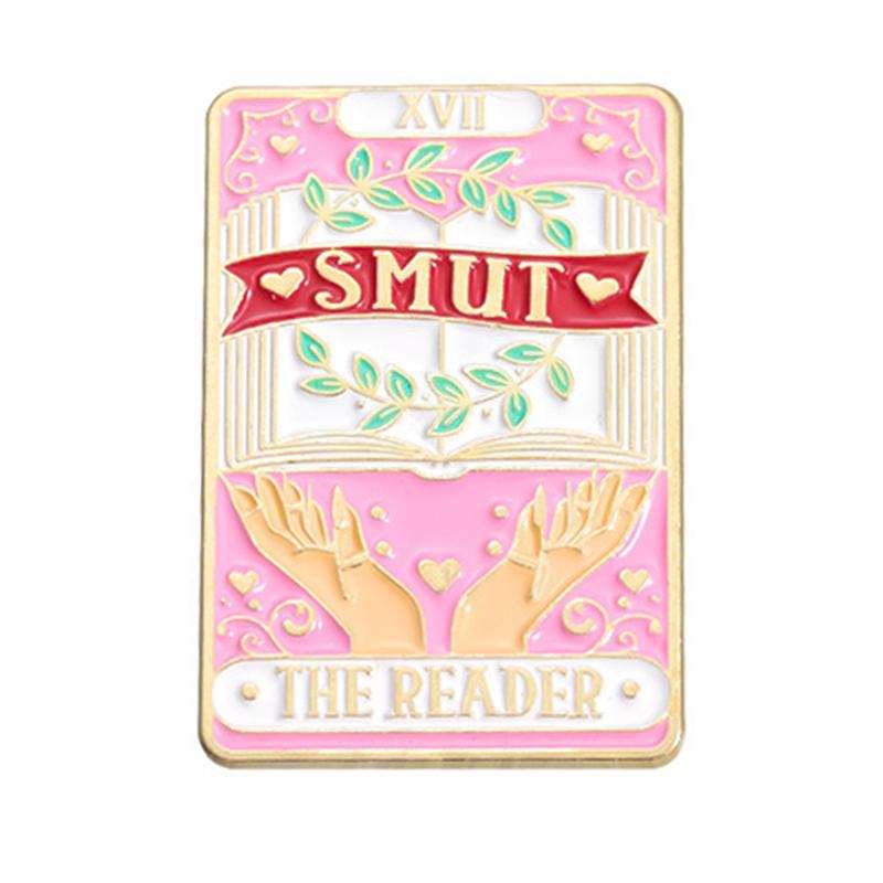 Tarot Cards Enamel Pins The Witch The Nurse Membership Card Reminder Notes Brooches Lapel Badge Fashion Jewelry Gift for Friends