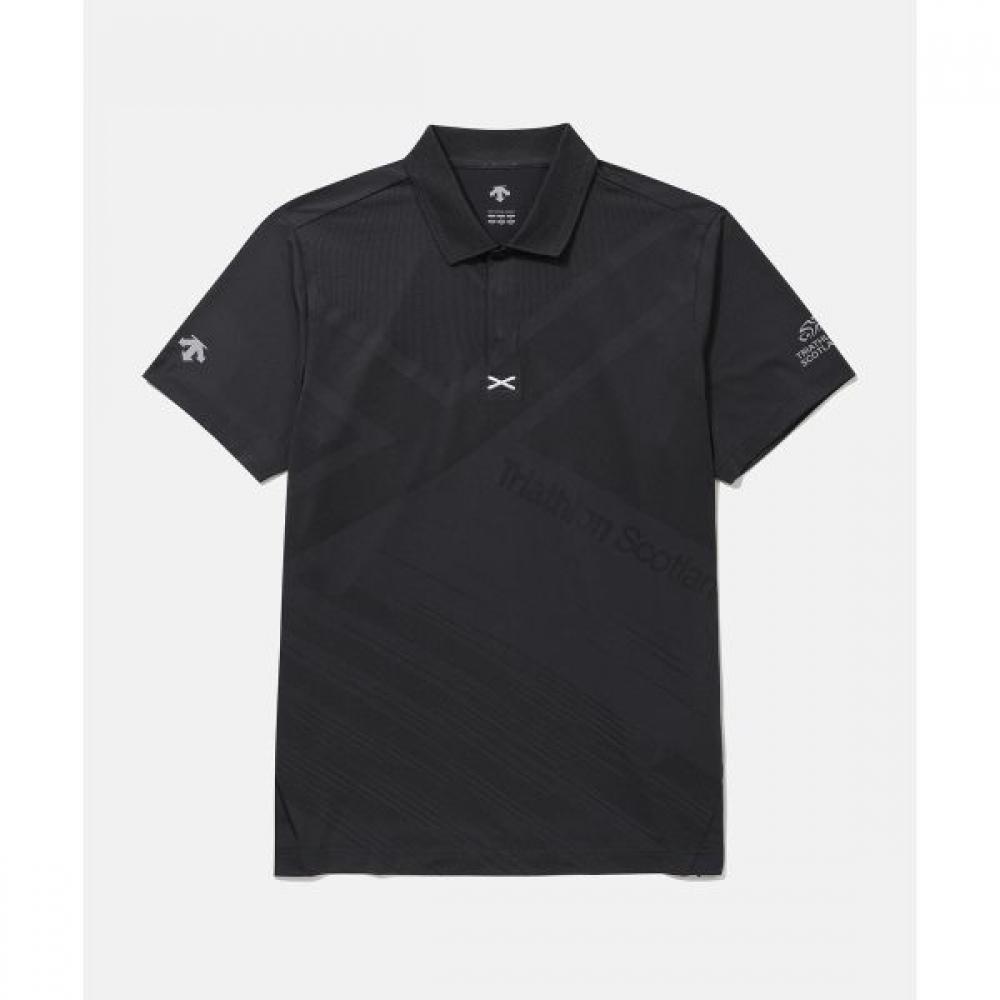

Футболка-поло DescenTe Sco Graphic, черная BLK0BLACK/100