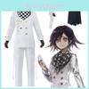 Anime Danganronpa V3 Ouma Kokichi Cosplay Costume School Uniform Cloak Set Full