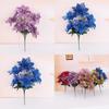 Christmas Flower Bouquet Holiday Decor With Faux Petals For Home Festive Celebration