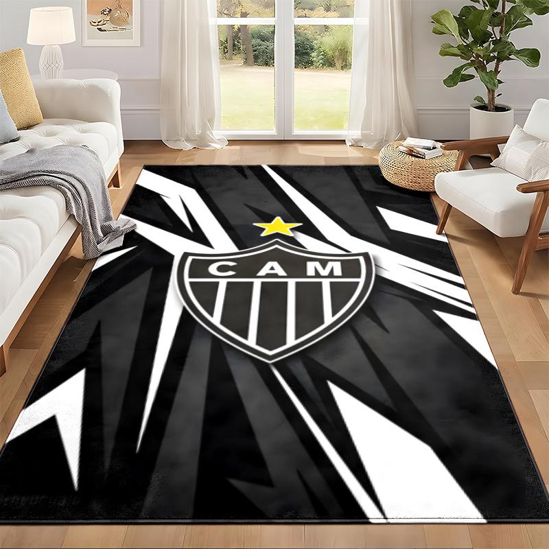 Clube Atletico Mineiro Carpet Door Mat for Living Room or Bedroom Protective Mat Under Chair Office Decoration Christmas Gift Birthday Present