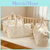 Adorable Korean Style Embroidered Mommy Bag Large Capacity Travel Storage Bag For Kids