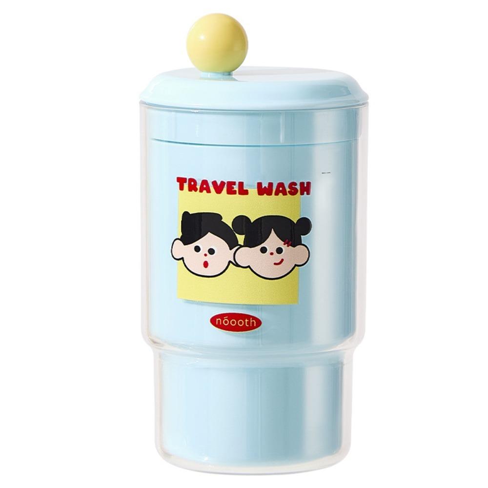 Portable Travel Toileting Set creative Rinsing Cup Toothbrush Storage Box  Outdoor Activities