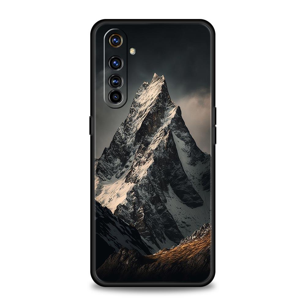 Mountain Peaks Landscape Phone Case For Realme 13 12 10 9 8 7 GT3 GT5 GT2 Pro Plus 5G C21 C25 C35 GT Neo 2 3 3T 5 Cover