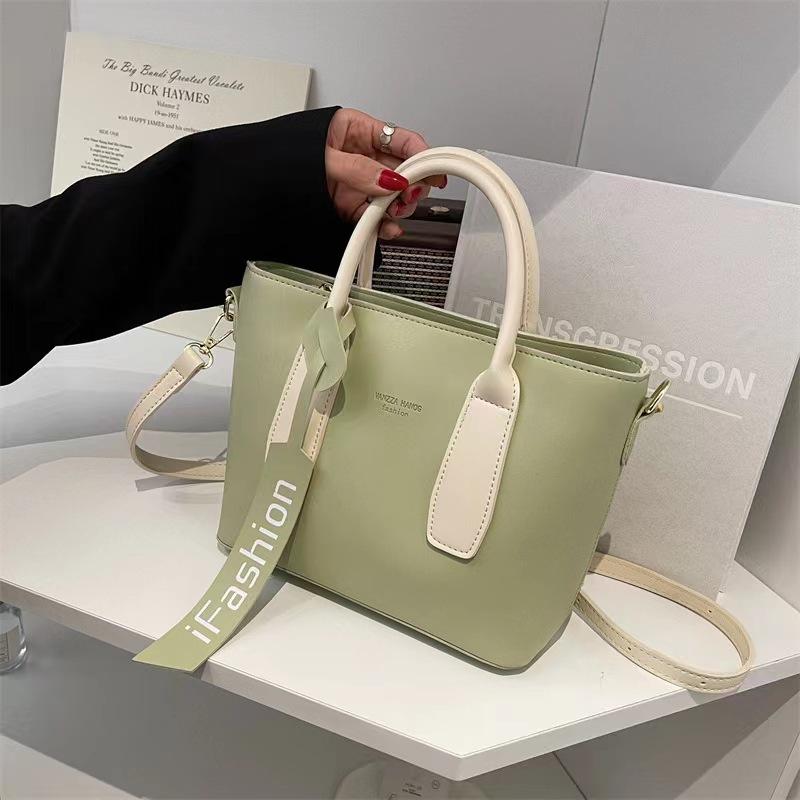 

Summer Style Portable Tote Bucket Bag Popular Messenger Bag світло-зелений колір