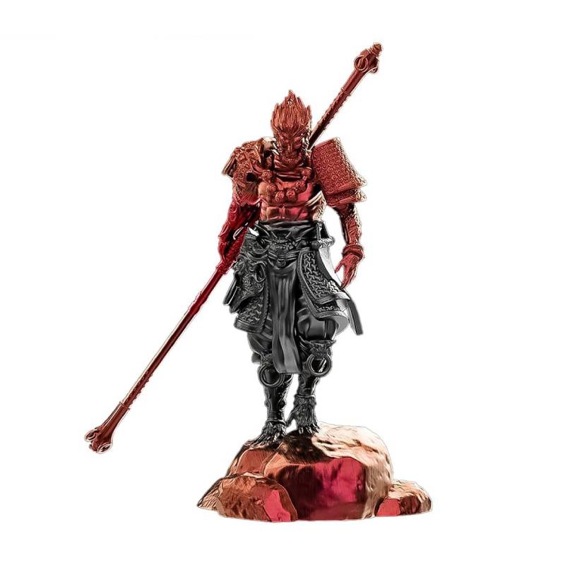

Wukong Myth Black Action Figure Model Toy Tabletop Decoration Game Peripheral Red Black