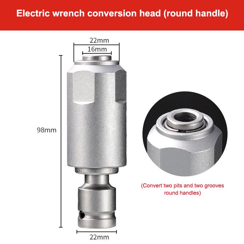 

1PC Multi Functional Hand Drill To Electric Hammer Conversion Head 1/2 Adapter For Converting Impact Wrench To Electric Hammer