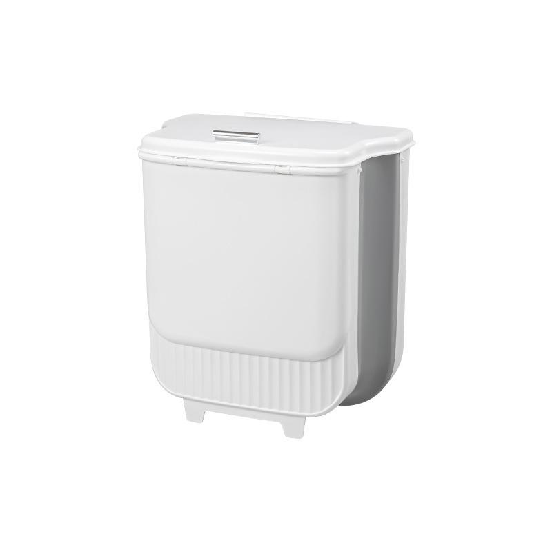 2025 Wall-Mounted Kitchen Trash Can: Punch-Free, Portable, Cabinet Door Design