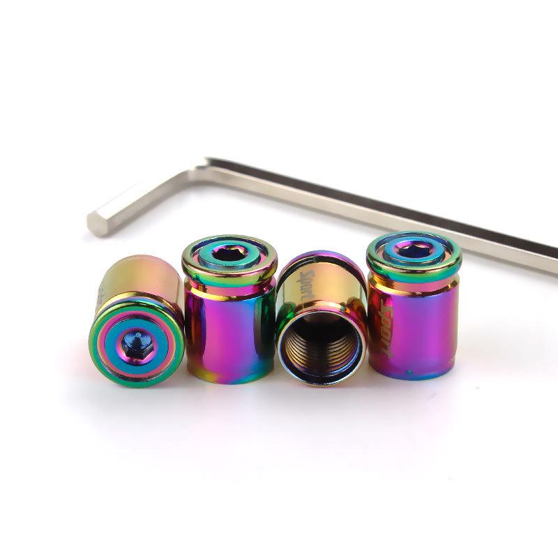 

Anti-Theft Leak-Proof Aluminum Valve Stem Caps with Wrench