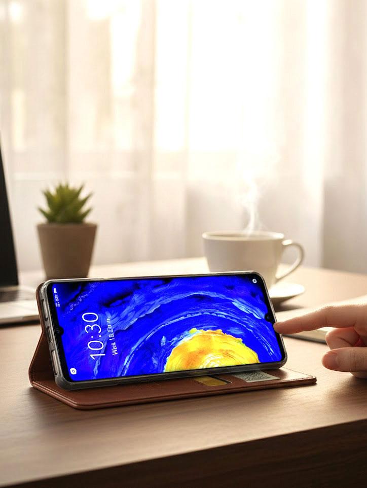 Etui Typu Portfel Do Infinix Note 12 Pro 5G - Zielony Pokrowiec Bluemoon