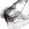 100X Black Invisible Hair Nets Elastic Edge Mesh Hairnet Stretch Hairnet Cover
