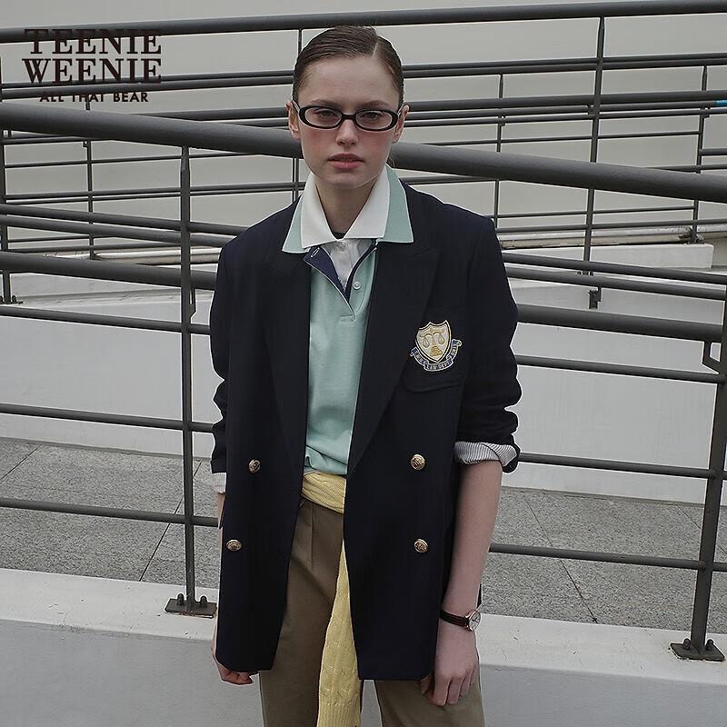 Teenie Weenie Women s Double-Breasted Blazer S