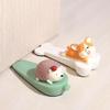 Cartoon Animal PVC Door Stopper - Creative, Anti-collision, Child Safety Door Holder for Living Room