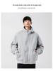 Men's Retro Patchwork Hooded Sweatshirt, 320g, Spring/Autumn Casual Loose Jacket