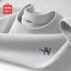 MINISO Men's Waffle Knit Short Sleeve T-Shirt